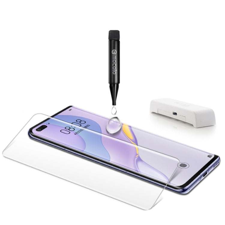 適用於 華為 榮耀 30 Pro/30 Pro Plus/Nova7 Pro mocolo 9H 3D 全屏曲面UV保護膜