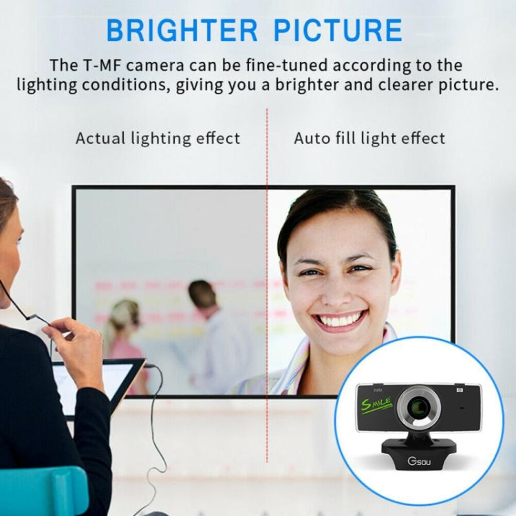 B01 全高清攝像頭內置麥克風智能攝像頭,電視直播攝像頭,帶噪聲消除