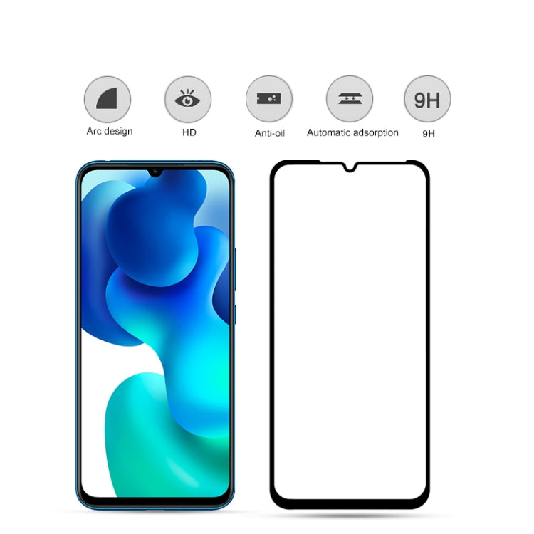 適用於 小米 米10 Lite mocolo 0.33mm 9H 3D全膠曲面全屏鋼化玻璃保護膜