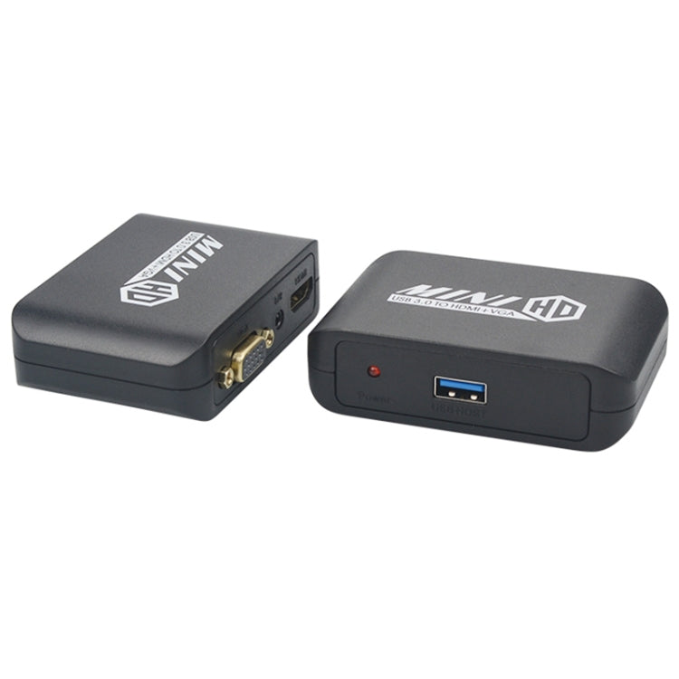 USB3.0轉HDMI+VGA適配器