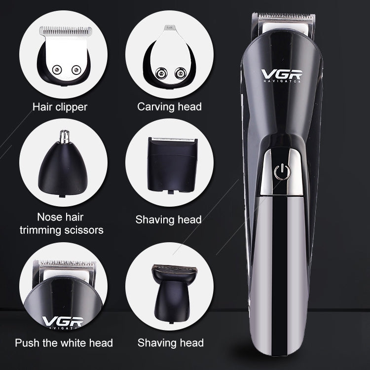 VGR V-012 5W 6合1 電動理髮剪, 插頭類型: 歐規