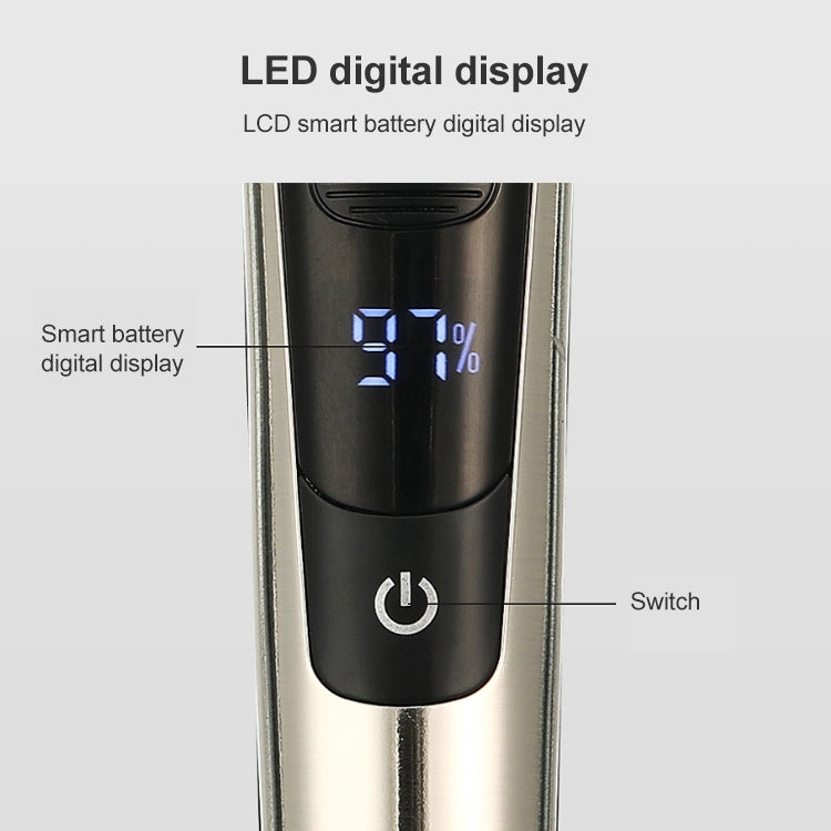 VGR V-178 5W USB便攜理髮器帶LED显示&底座