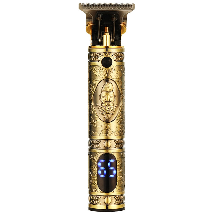 VGR V-228 5W USB復古雕刻理髮剪帶LED數顯