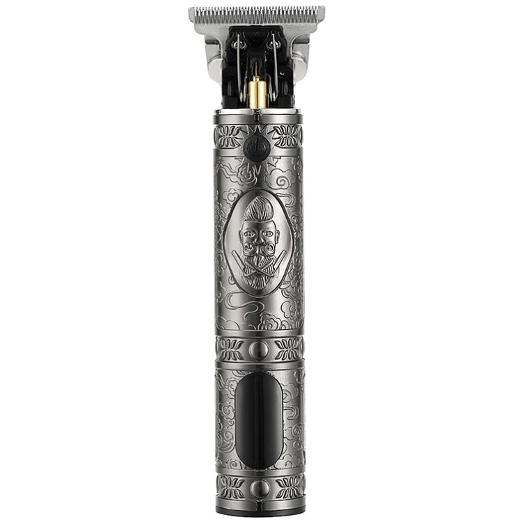 VGR V-228 5W USB復古雕刻理髮剪帶LED數顯