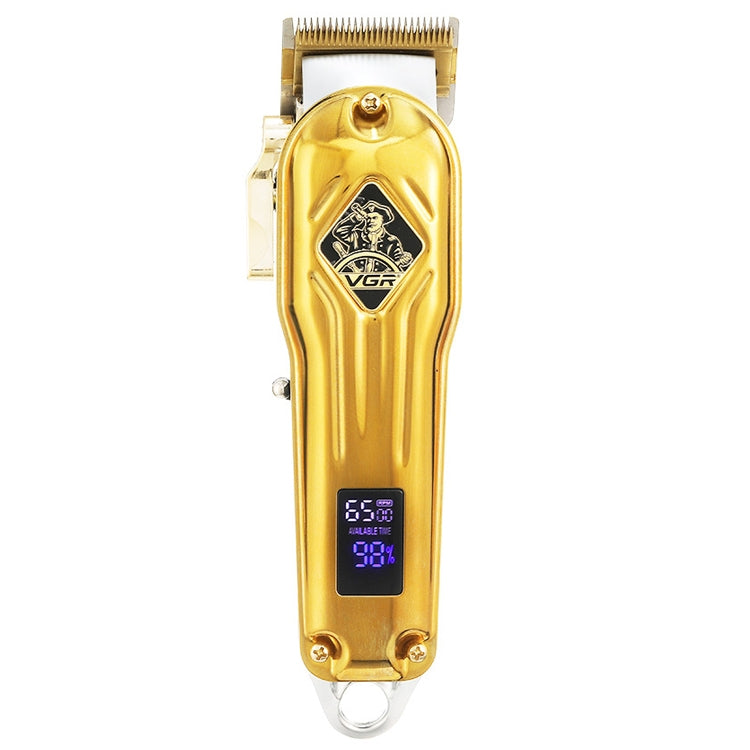 VGR V-267 10W USB金屬理髮剪帶LED數顯&5檔調節