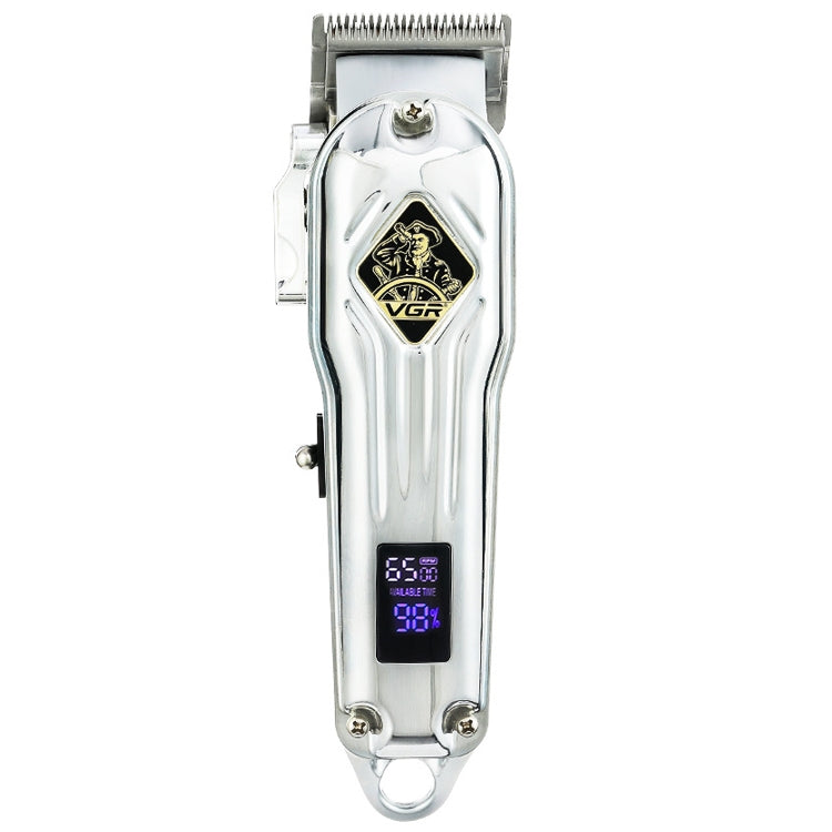 VGR V-267 10W USB金屬理髮剪帶LED數顯&5檔調節