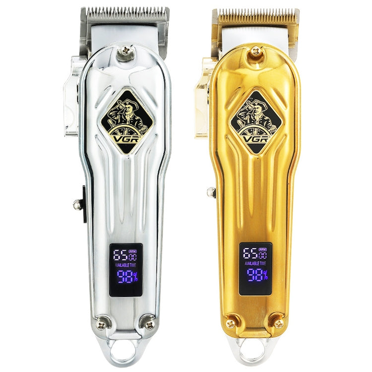 VGR V-267 10W USB金屬理髮剪帶LED數顯&5檔調節