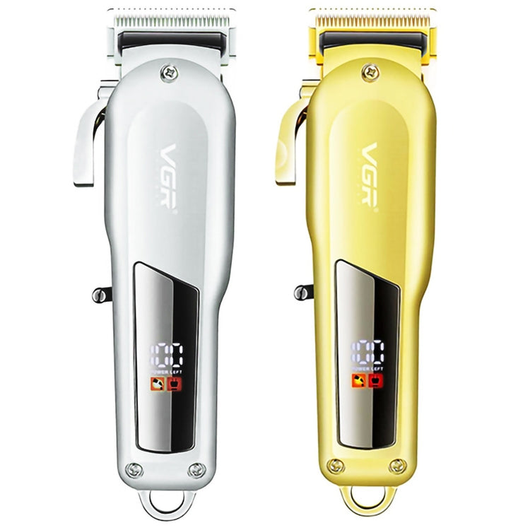 VGR V-278 10W USB金屬電動理髮剪帶LED數顯