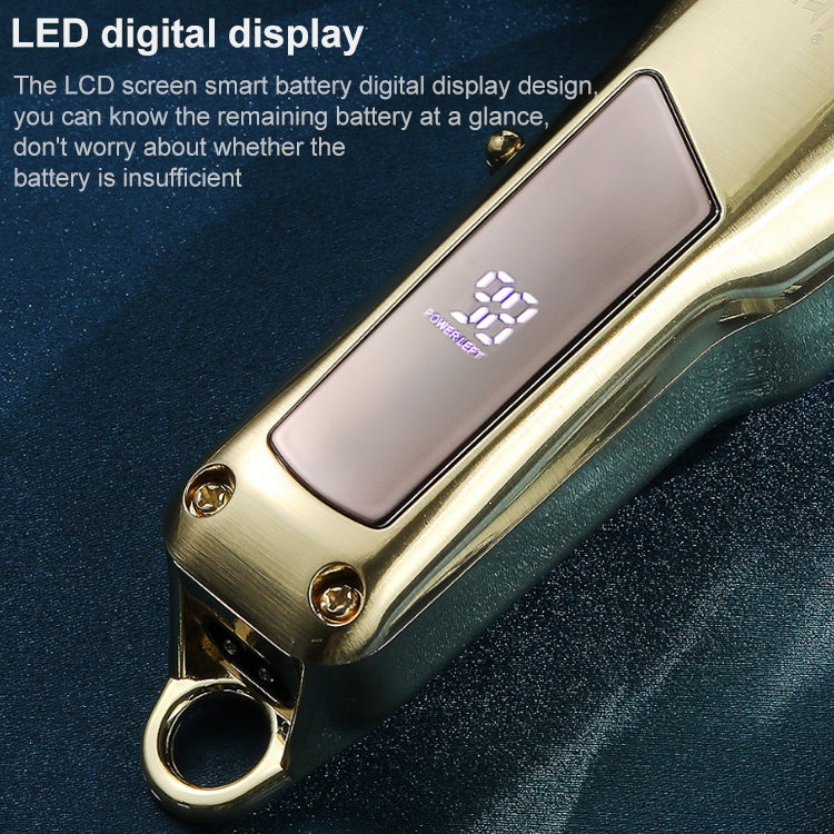 VGR V-278 10W USB金屬電動理髮剪帶LED數顯