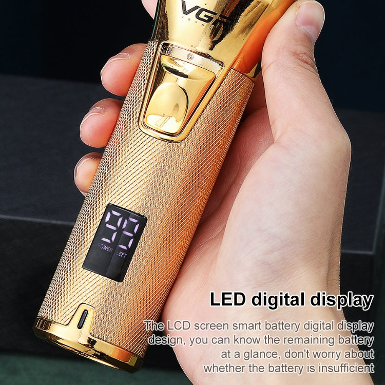 VGR V-280 10W USB金屬電動理髮剪帶LED數顯