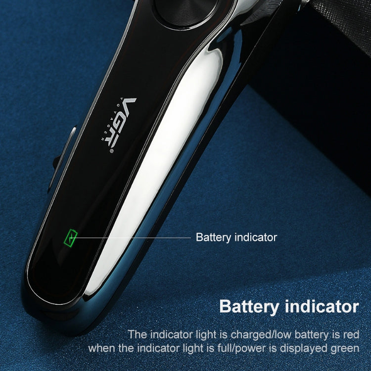 VGR V-289 10W USB家用便攜理髮剪帶電量指示燈&四檔調節