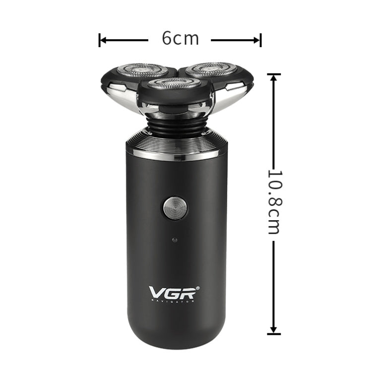 VGR V-317 5W USB全方位立體浮動三網電動剃鬚刀