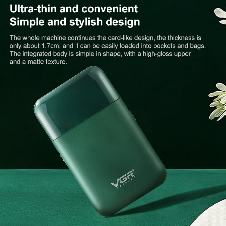 VGR V-390 5W USB便攜往複式電動剃鬚刀