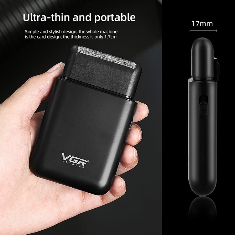 VGR V-390 5W USB便攜往複式電動剃鬚刀