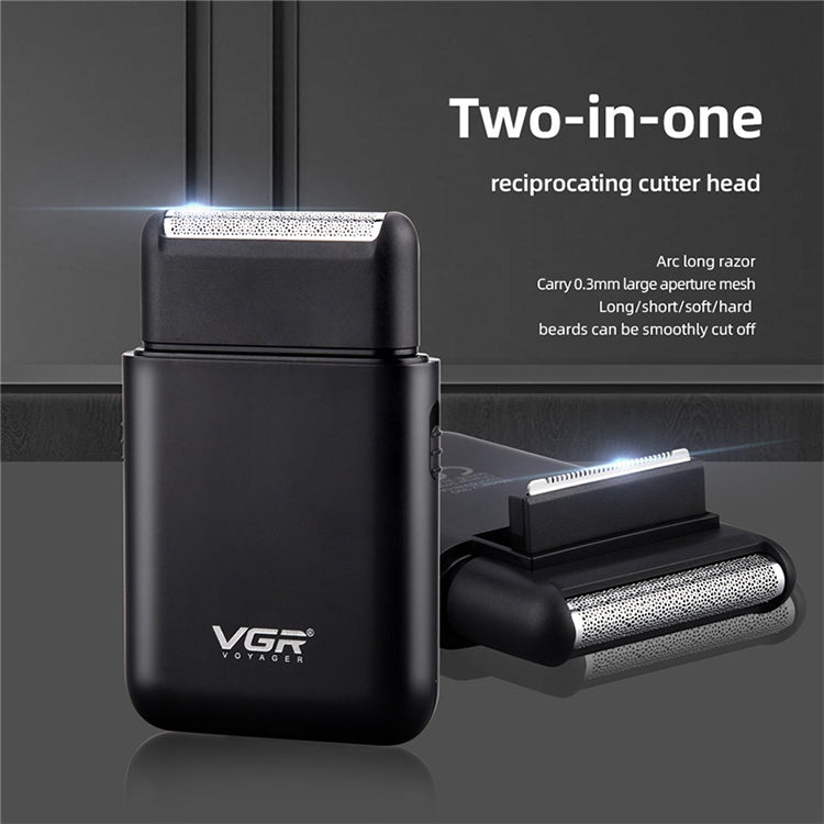 VGR V-390 5W USB便攜往複式電動剃鬚刀