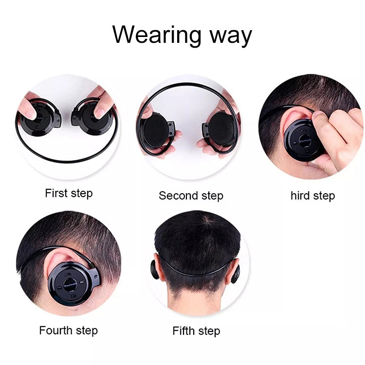 NVAHVA MP3播放器藍牙耳機，無線運動耳機MP3播放器帶FM收音機，立體聲耳機TF卡MP3最大32GB