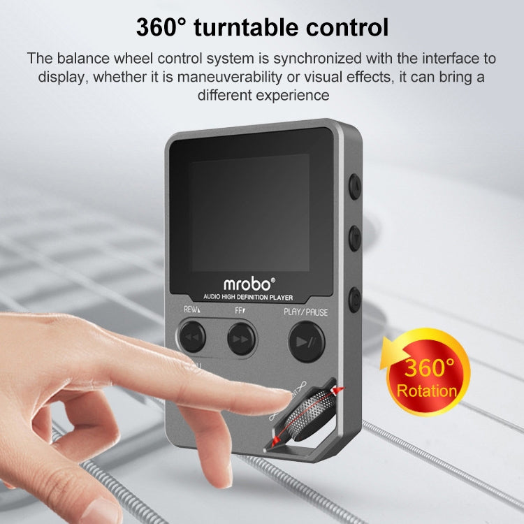 1.8英寸HIFI MP3 播放器金屬高音質入門級無損音樂播放器 支持TF卡，FM，电子書