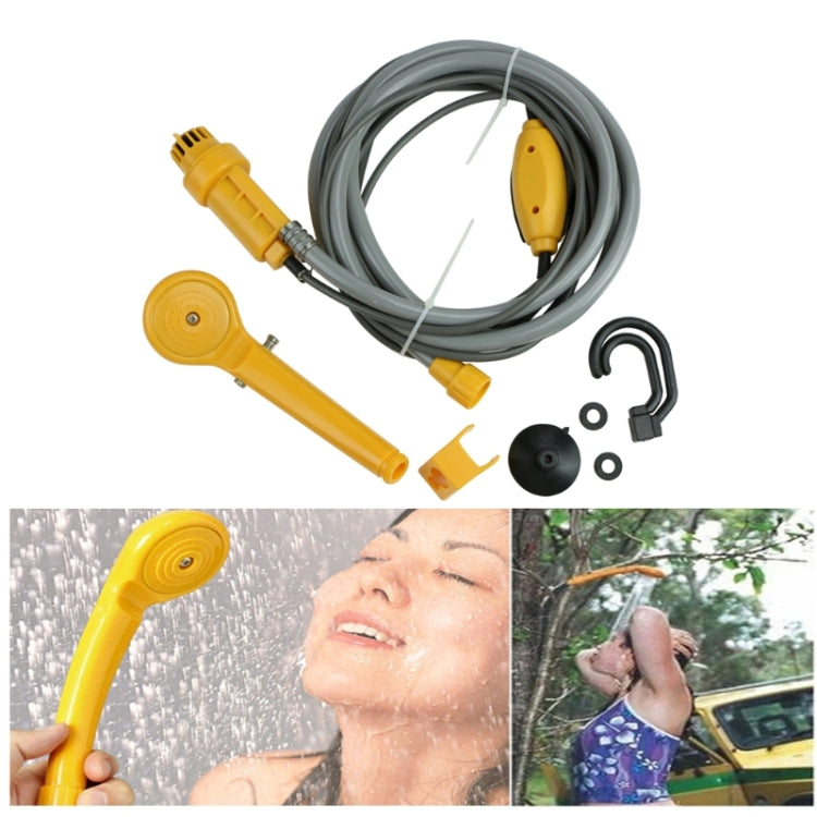 12V電動車插頭戶外露營車旅行車露營旅行淋浴便攜式