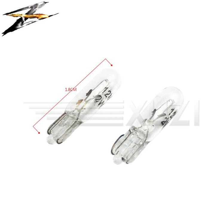 10個T5汽車儀錶光度計更換燈琥珀色1.2W 12 V燈