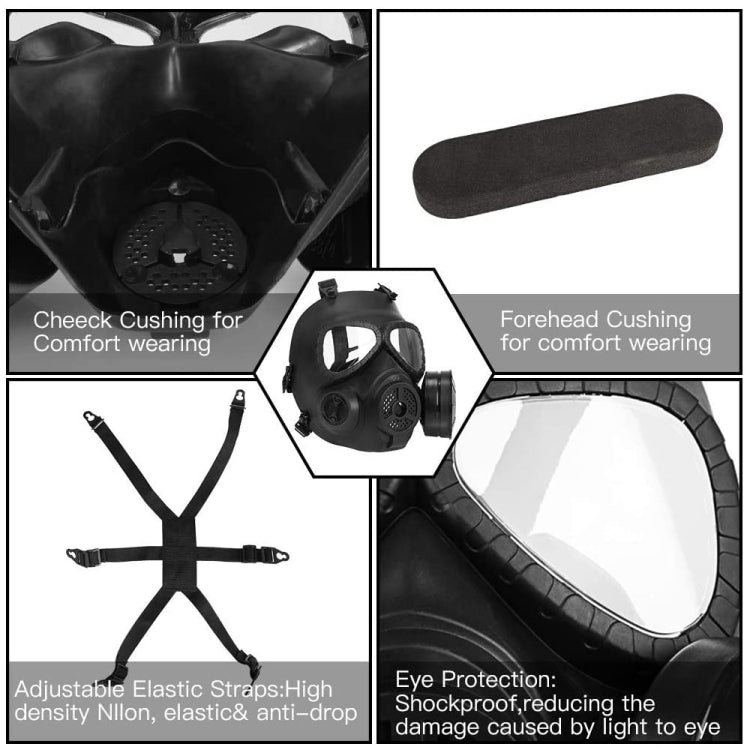 M04 防毒面具用於戰術競賽虛擬角色扮演保護齒輪戰爭遊戲