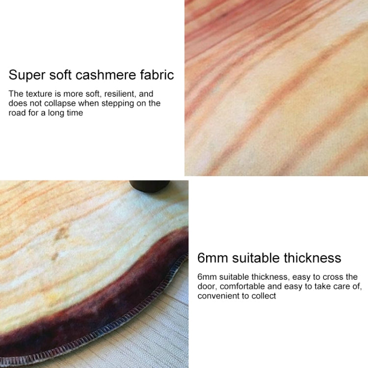 3D環形圖案浴室客廳地毯家居裝飾墊