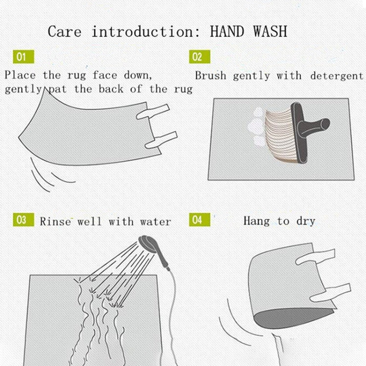 3D環形圖案浴室客廳地毯家居裝飾墊