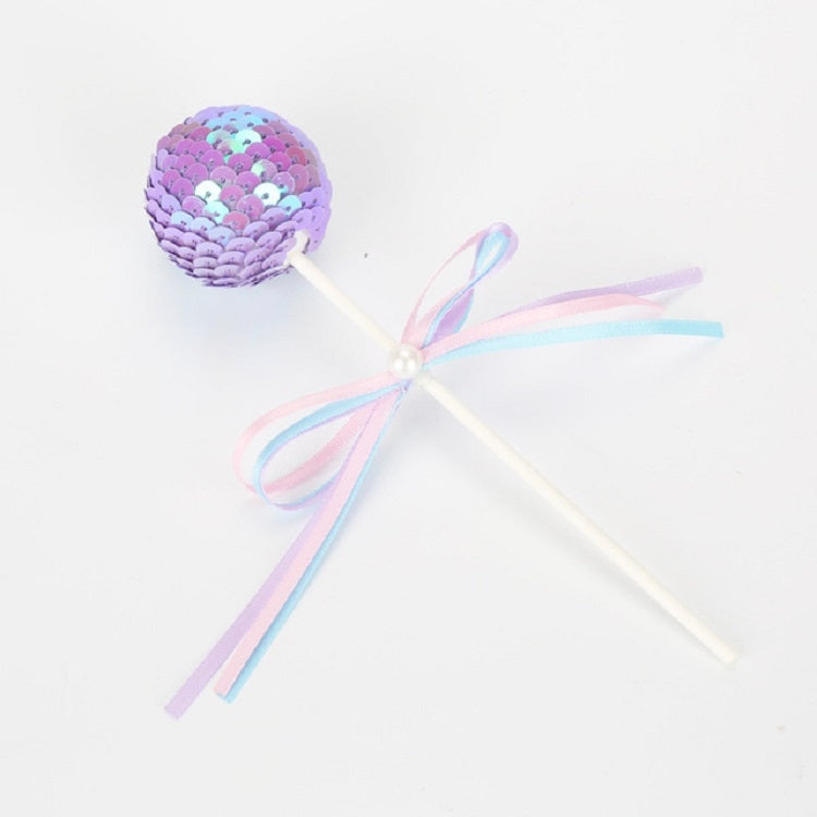 絲帶蝴蝶結亮片球形蛋糕派對甜品插牌
