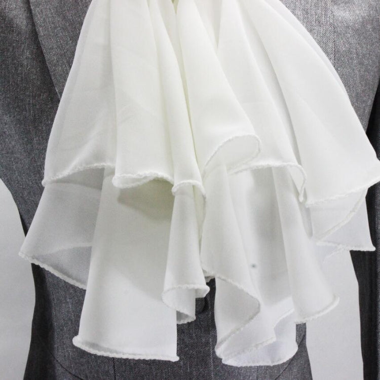 復古宮廷風雪紡襯衫領職業西裝裝飾假領子