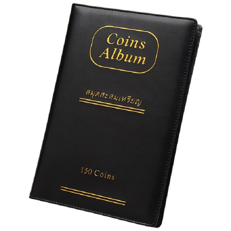 150格 皮革俄語封面錢幣收藏冊古幣銀元紀念幣收納夾