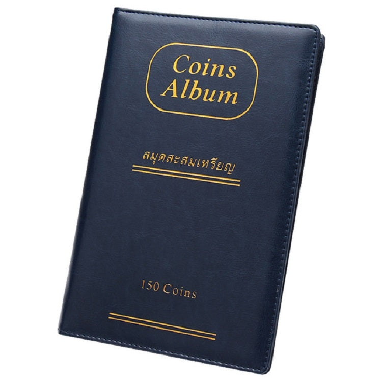 150格 皮革俄語封面錢幣收藏冊古幣銀元紀念幣收納夾