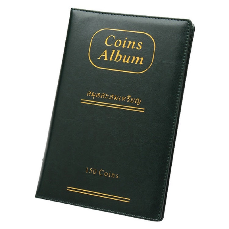 150格 皮革俄語封面錢幣收藏冊古幣銀元紀念幣收納夾