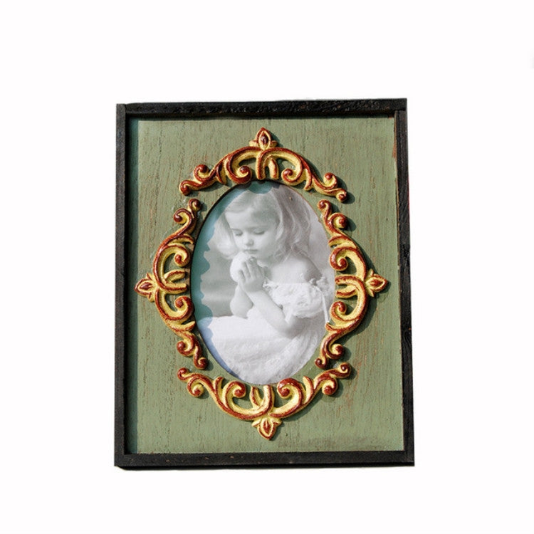 復古木製相框家居裝飾婚禮桌面牆相框