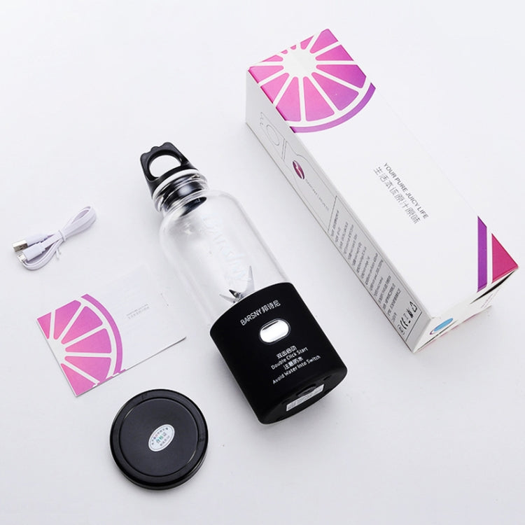 多功能榨汁機旋轉提取杯 便攜式USB充電果汁機攪拌機 6刀片