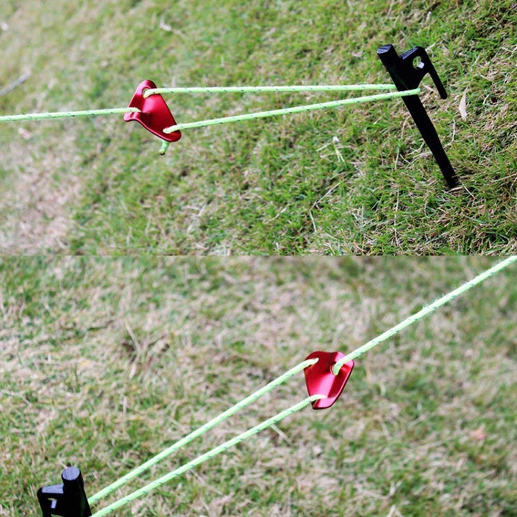 3件一賣 三角鋁合金風繩扣調節扣帳篷天幕拉繩止滑繩扣配件