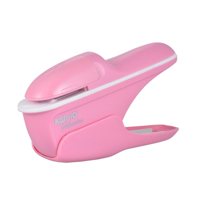 手持式迷你安全無釘訂書機 紙張裝訂最大7張紙訂書器