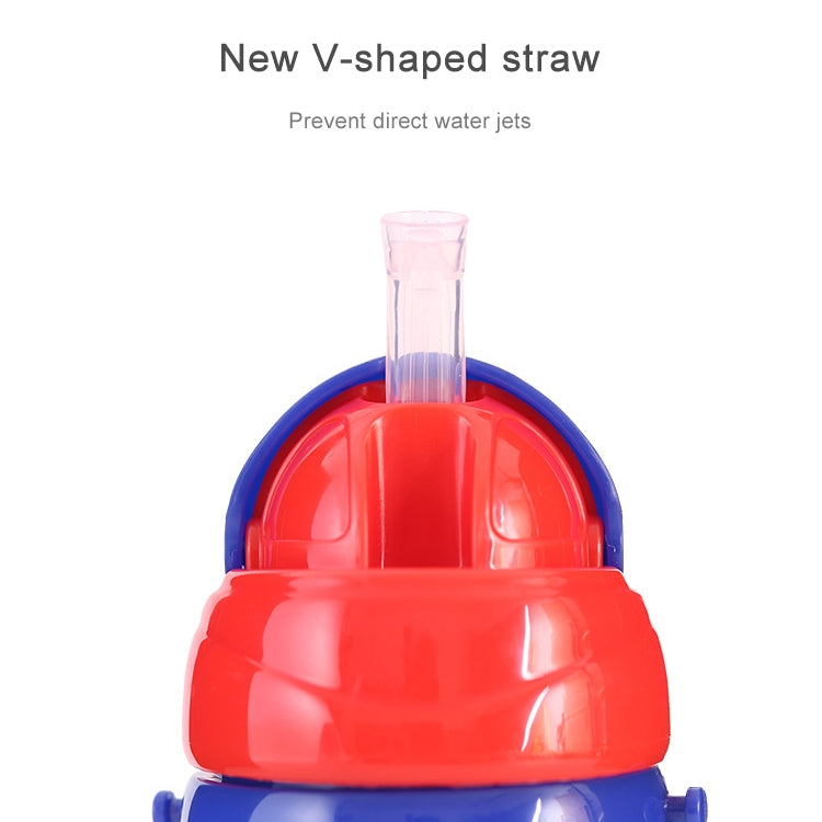 嬰兒卡通背帶便攜式吸管水杯杯餵奶瓶