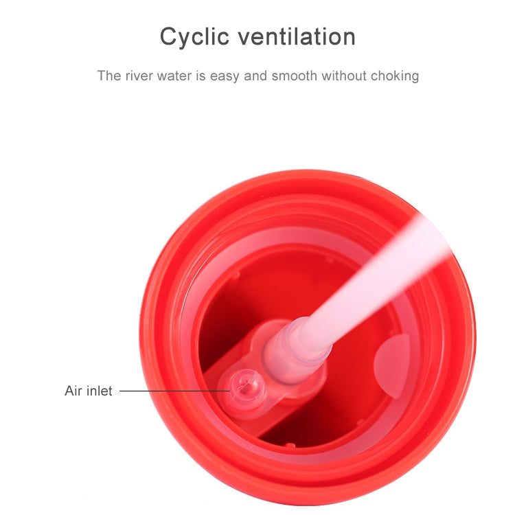 嬰兒卡通背帶便攜式吸管水杯杯餵奶瓶