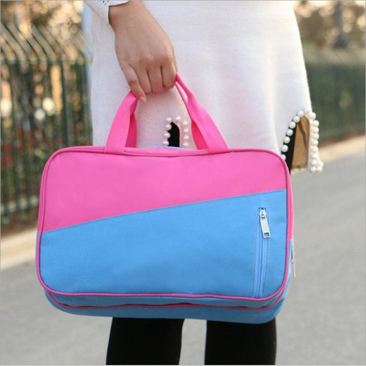時尚大容量手提牛津乾濕分離旅行袋