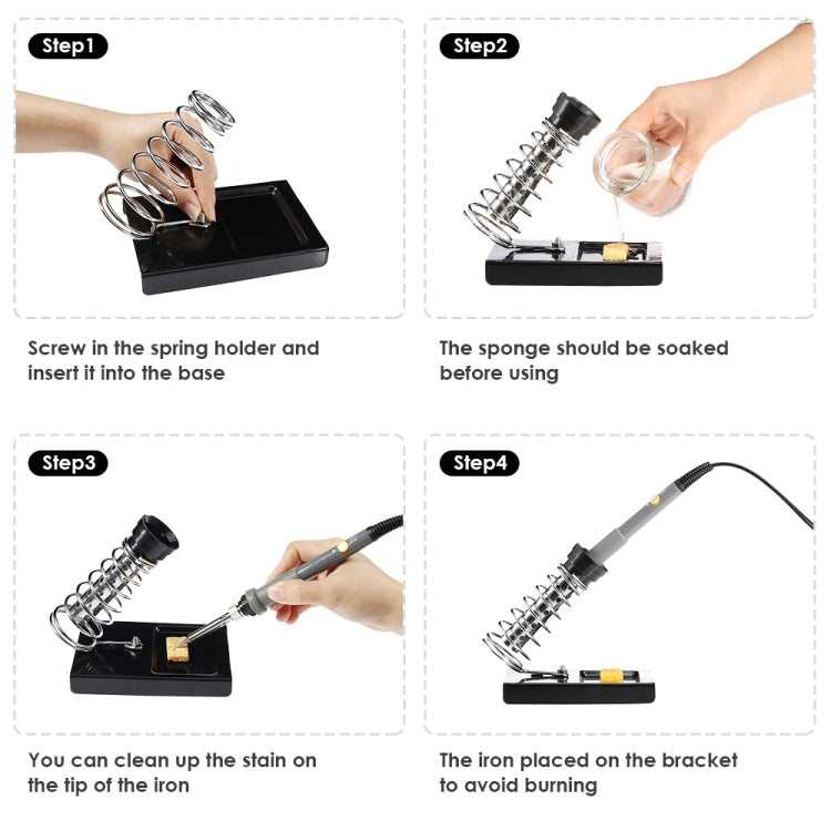 60W可調溫電烙鐵套裝帶萬用表