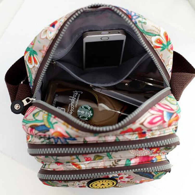 女士單肩包防水尼龍手提包多層斜挎包