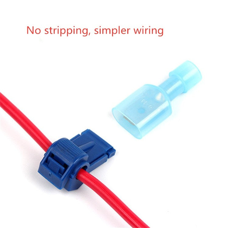 10個一賣 T型免破線快速電線接線端子快速接線夾