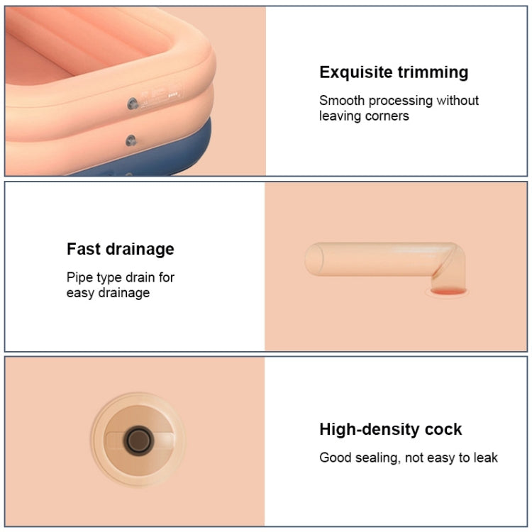 PVC遮陽無線自動充氣游泳池家用兒童泳池大型戶外塑料帶棚水池