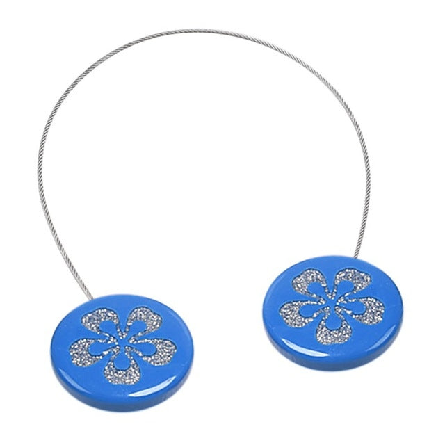 2個一賣 簡約現代磁鐵鋼絲窗帘扣磁性免安裝窗帘綁帶系帶 鋼絲窗帘掛鈎