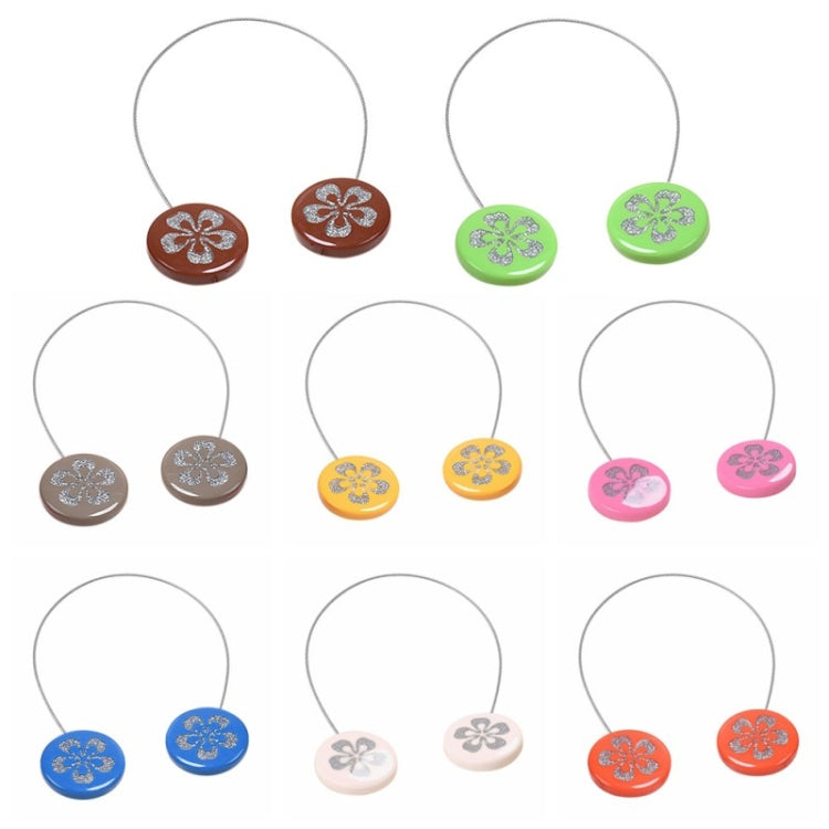 2個一賣 簡約現代磁鐵鋼絲窗帘扣磁性免安裝窗帘綁帶系帶 鋼絲窗帘掛鈎