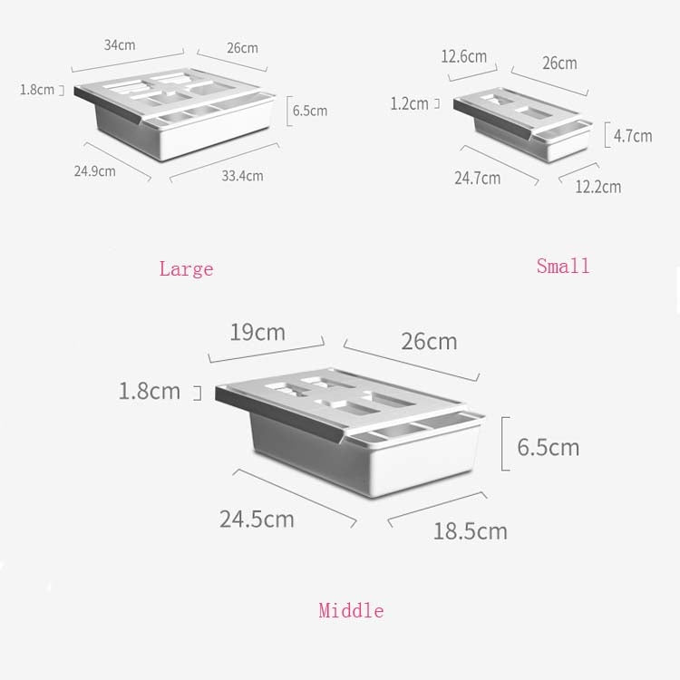 隱藏式桌面文具收納盒創意辦公室桌底粘貼筆筒