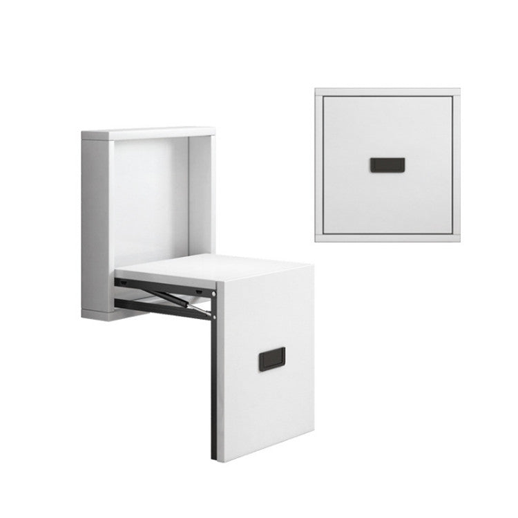 簡約木質摺疊壁掛式家用腳凳過道隱形穿鞋凳