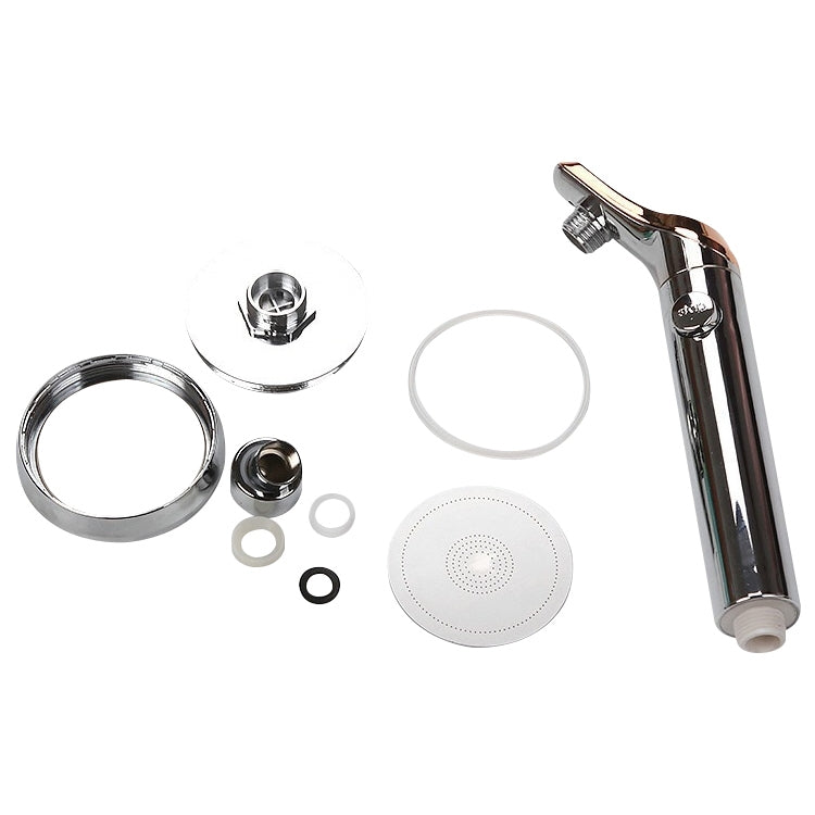 萬向增壓花灑一鍵止水手持噴頭