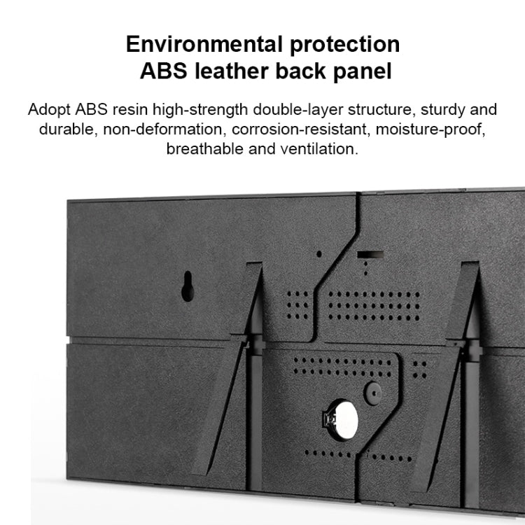LED數字鐘客廳壁掛鐘創意WIFI鐘錶美規