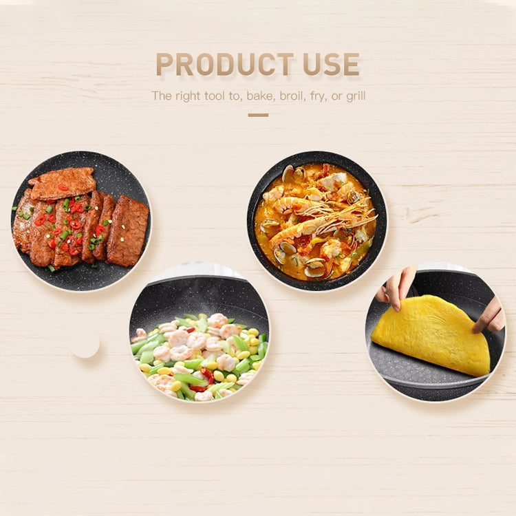 鑄鐵不粘鍋平底煎鍋烹飪鍋