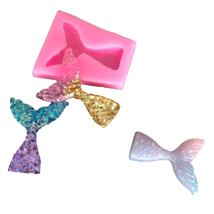 10件一賣 翻糖美人魚魚尾硅膠模具 烘焙工具 巧克力蛋糕裝飾模